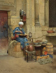 Straßenhändler, 1888